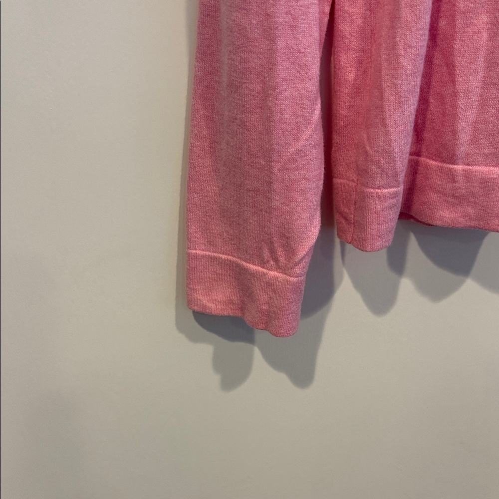 J. Crew Soft Pink Ruffle Sweater - Picture 6 of 6
